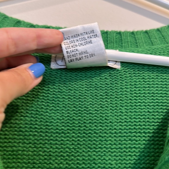 Vintage Mandal Bay Short Sleeve Knit Ladybug & Daisy Cardigan - Picture 8 of 10